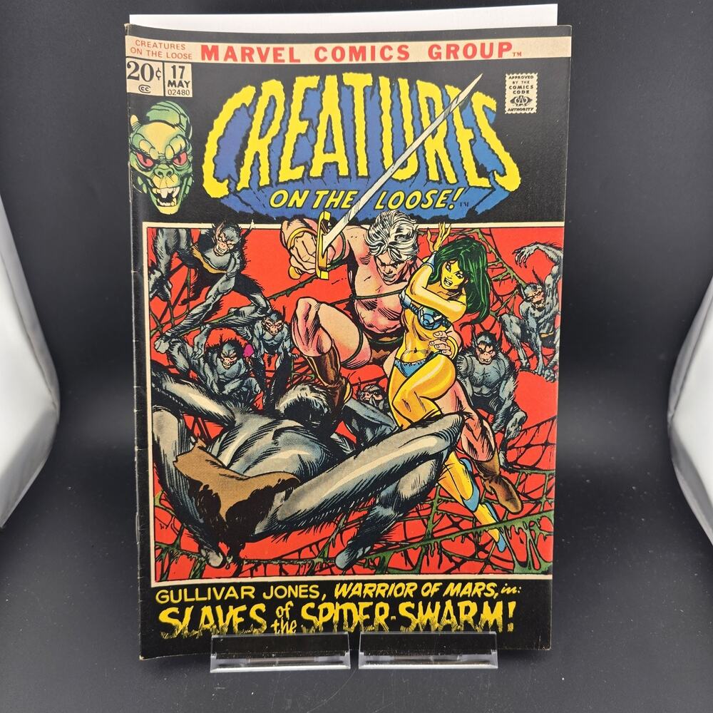 Creatures on the Loose 17 (1972) Marvel Comic - Gullivar Jones Mid-Grade FN 6.0